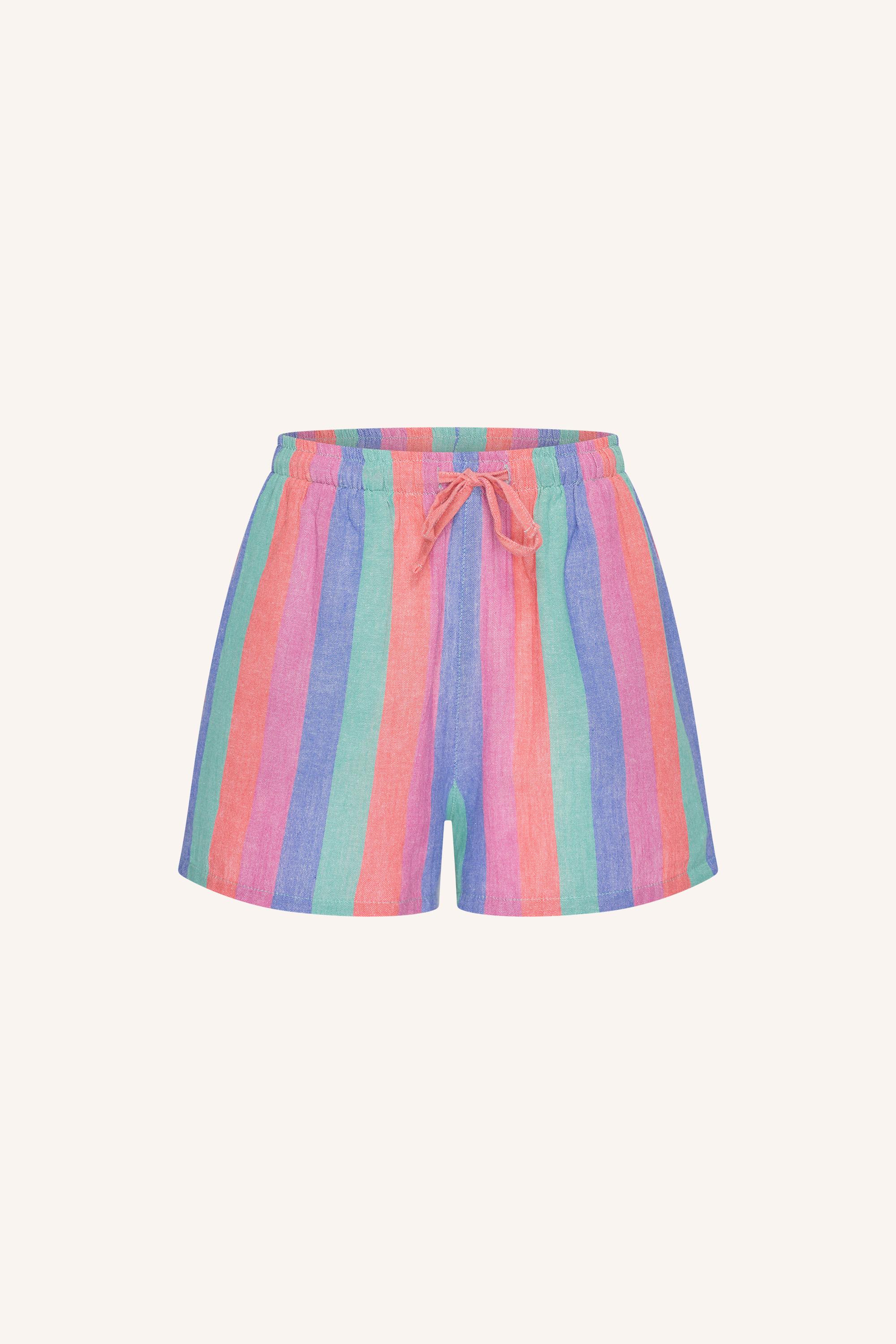 By-Bar Isa Rainbow Shorts Damen Kurze Hose multi bunt